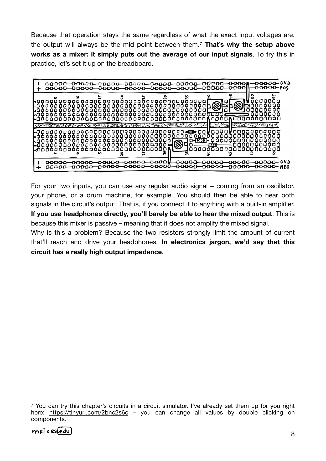 Why passive mixer fails - high output impedance