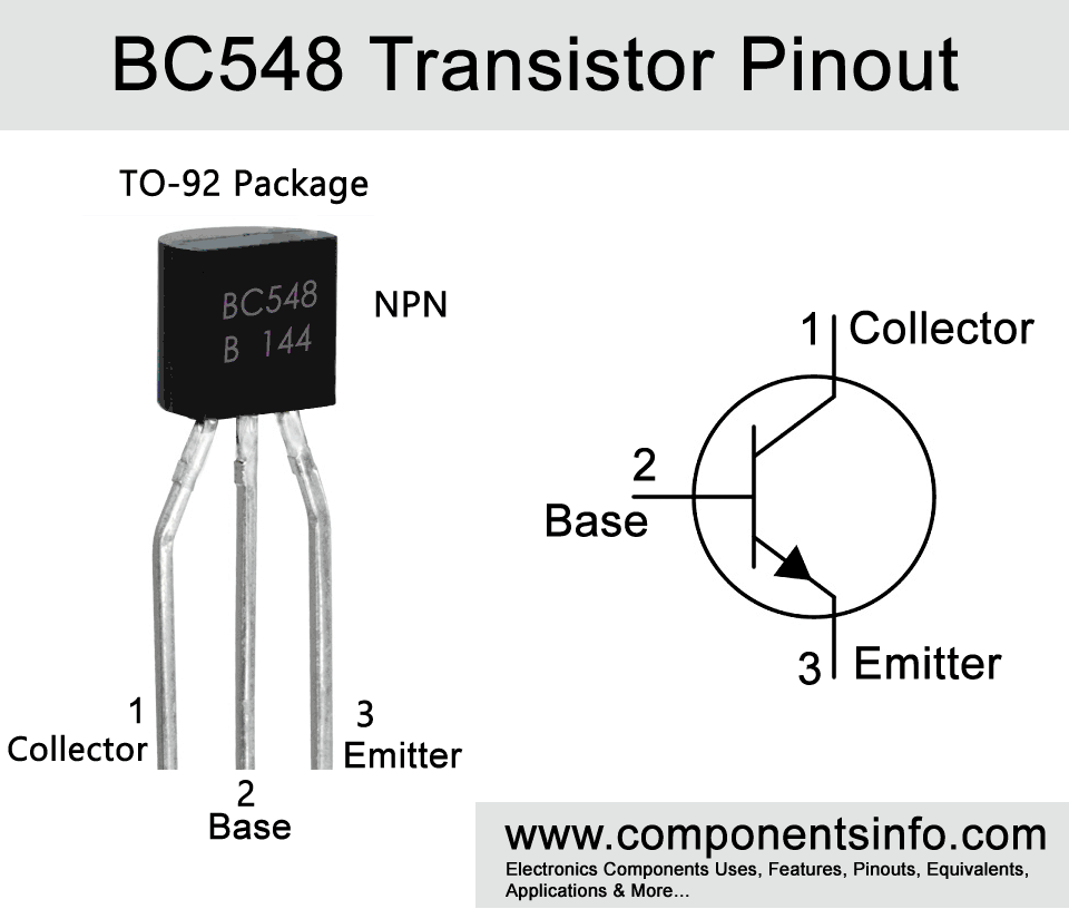 BC548 pinout